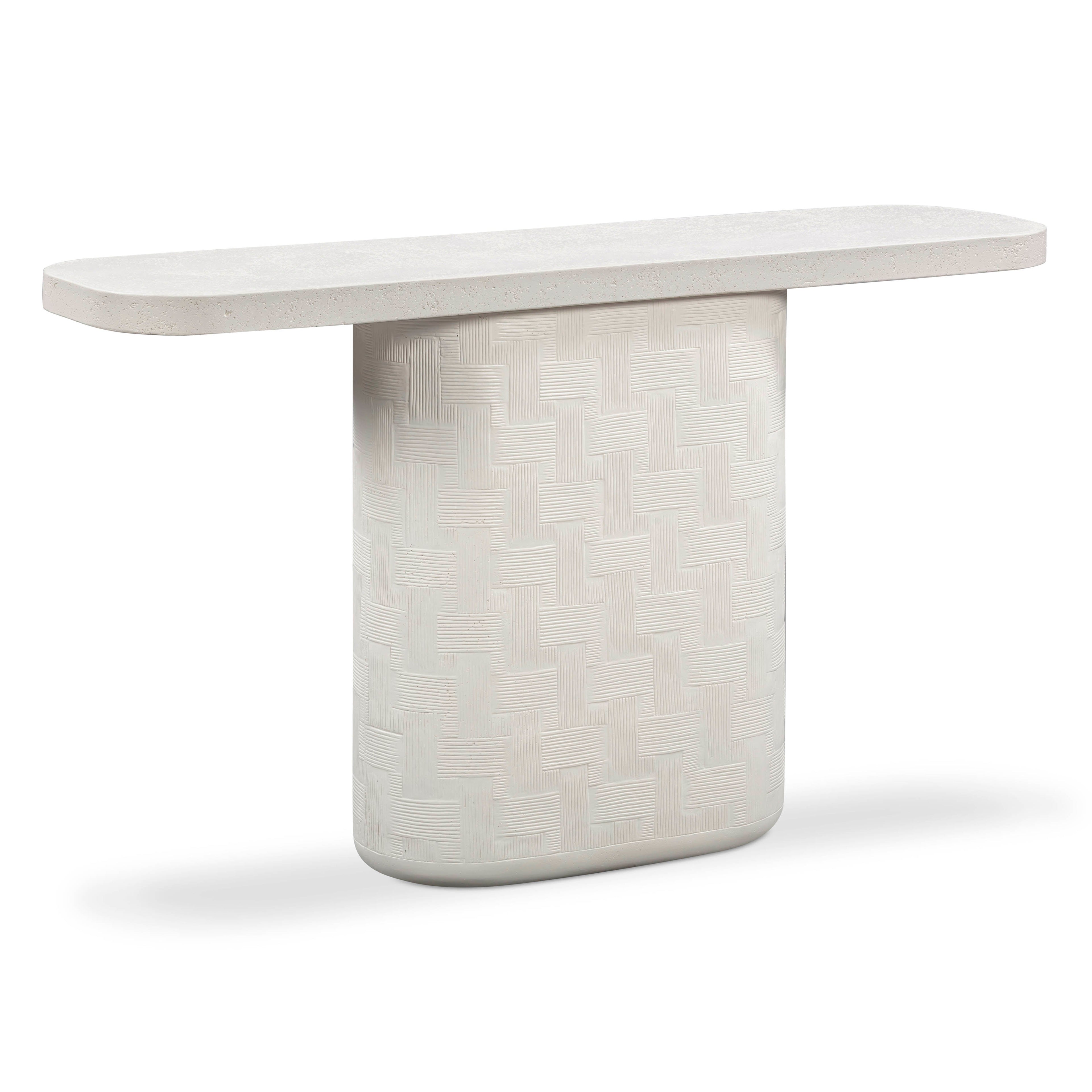 55 Indoor/Outdoor Concrete Console Table
