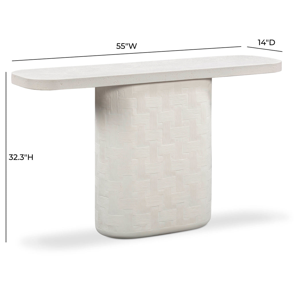 55 Indoor/Outdoor Concrete Console Table