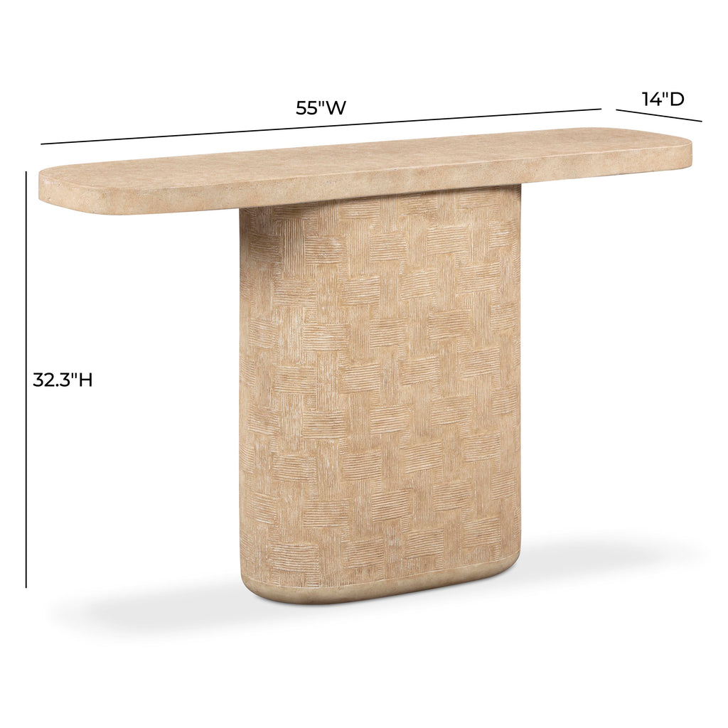 55 Indoor/Outdoor Concrete Console Table