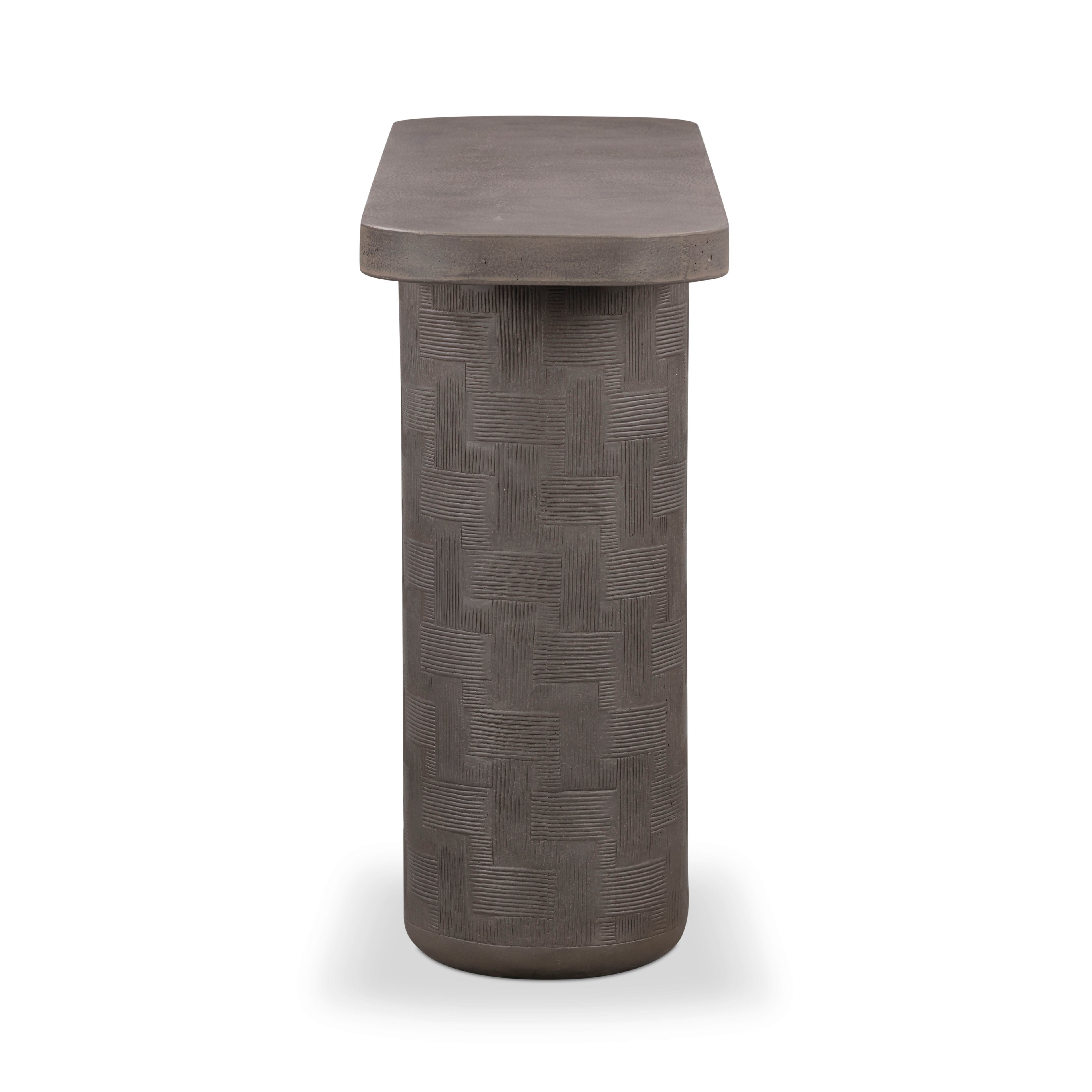 55 Indoor/Outdoor Concrete Console Table