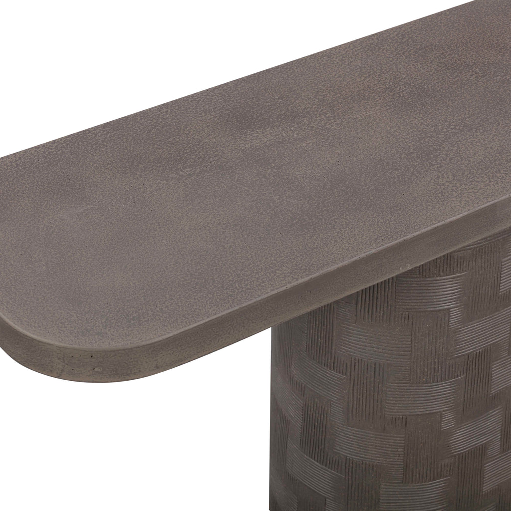 55 Indoor/Outdoor Concrete Console Table