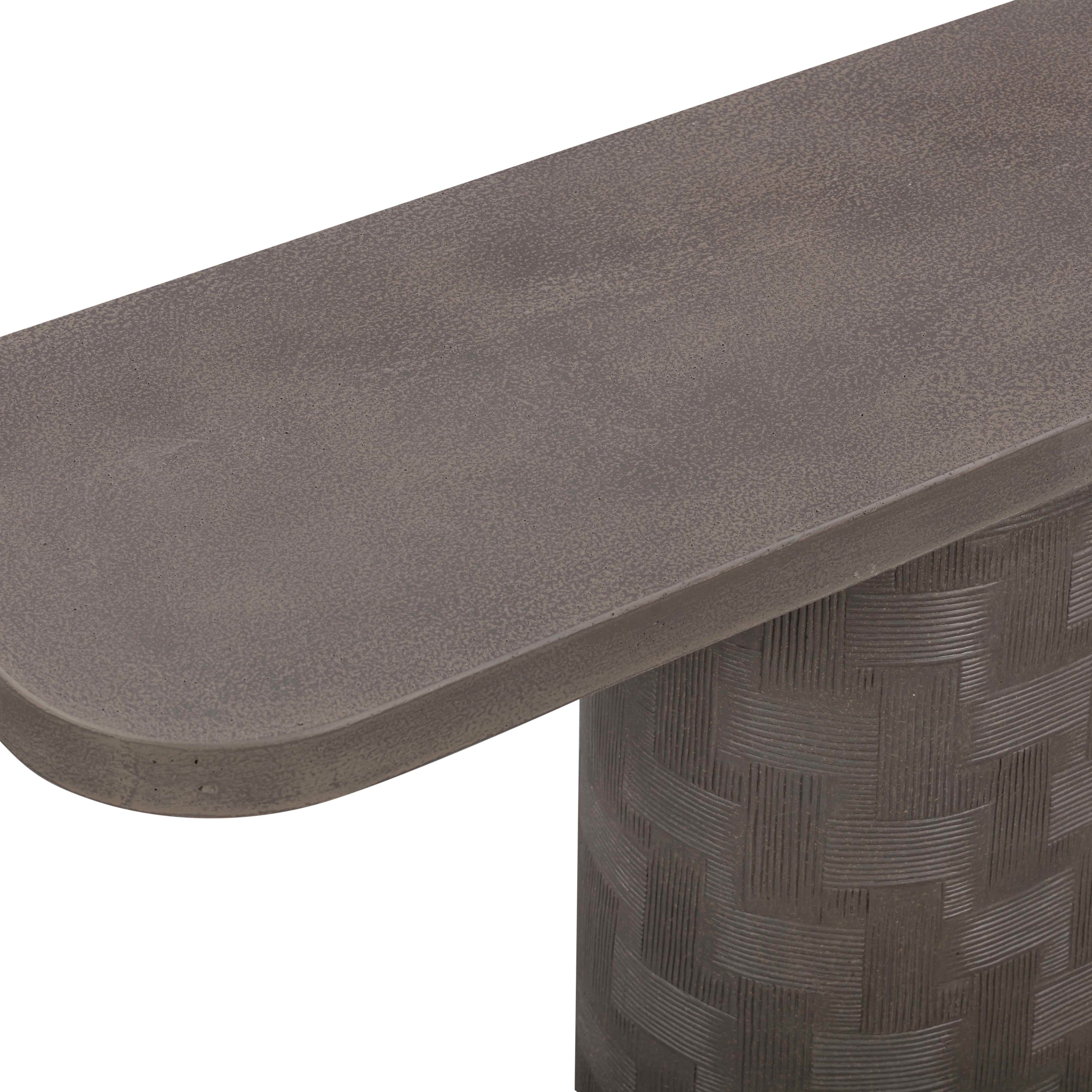 55 Indoor/Outdoor Concrete Console Table