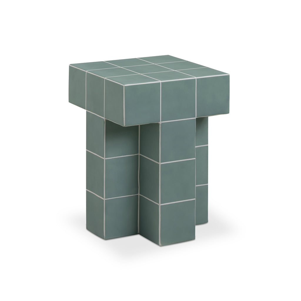 Tile Concrete Indoor/Outdoor Side Table