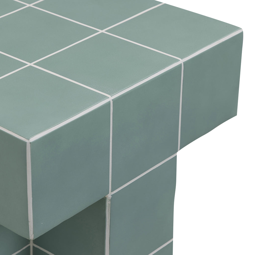 Tile Concrete Indoor/Outdoor Side Table