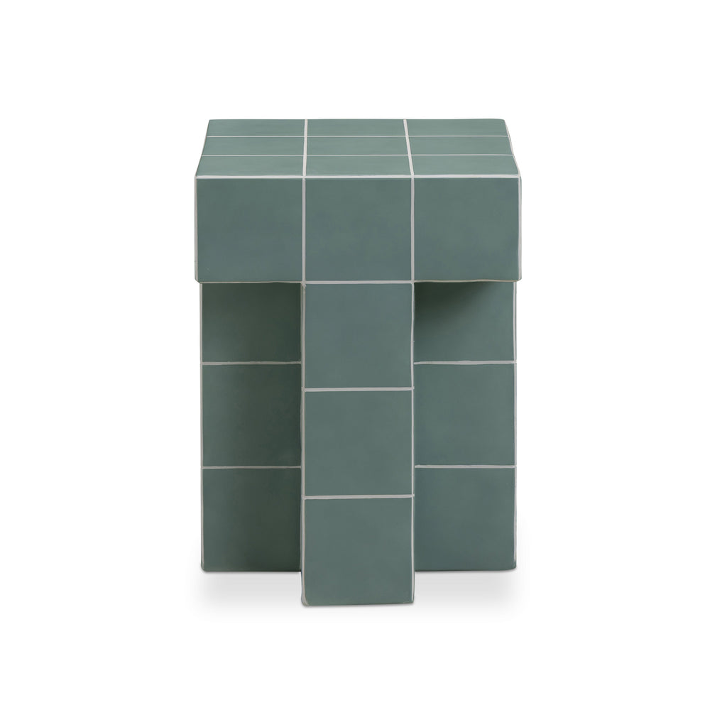 Tile Concrete Indoor/Outdoor Side Table