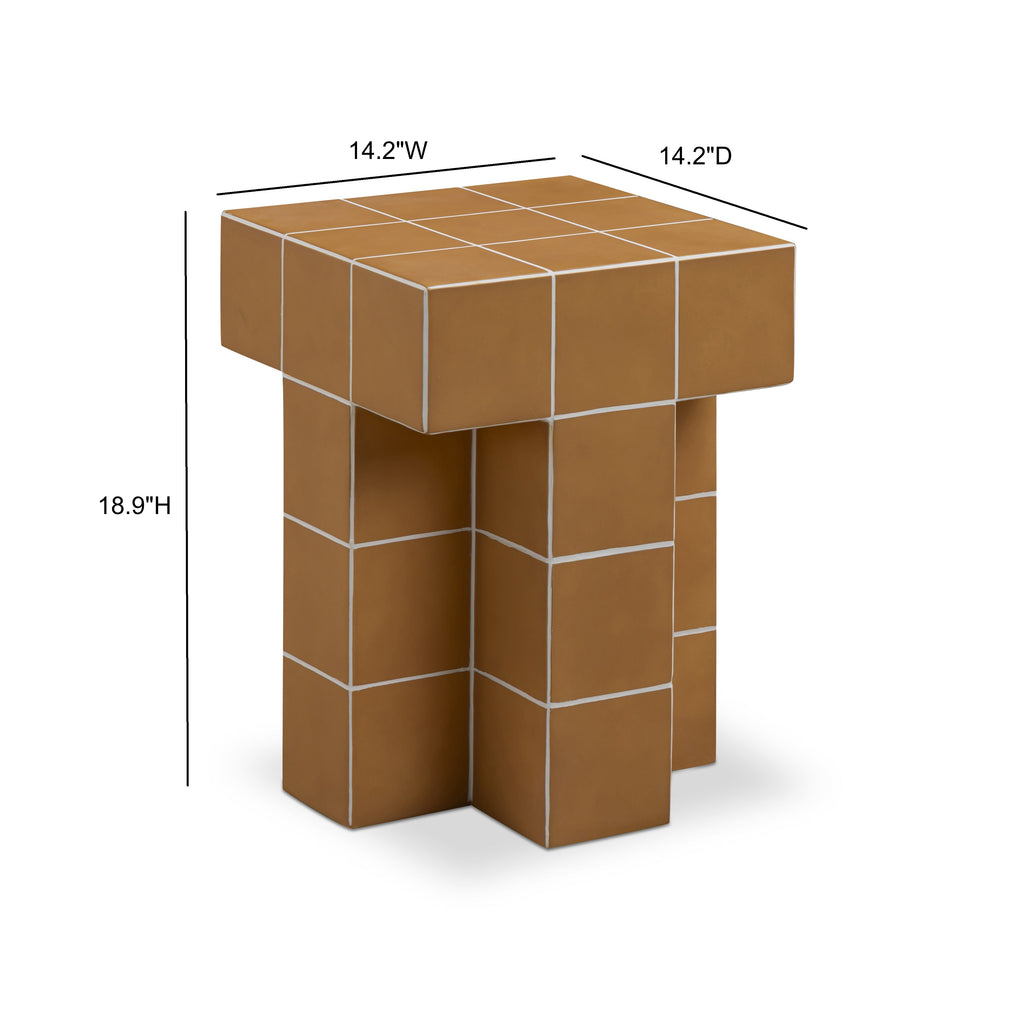 Tile Concrete Indoor/Outdoor Side Table