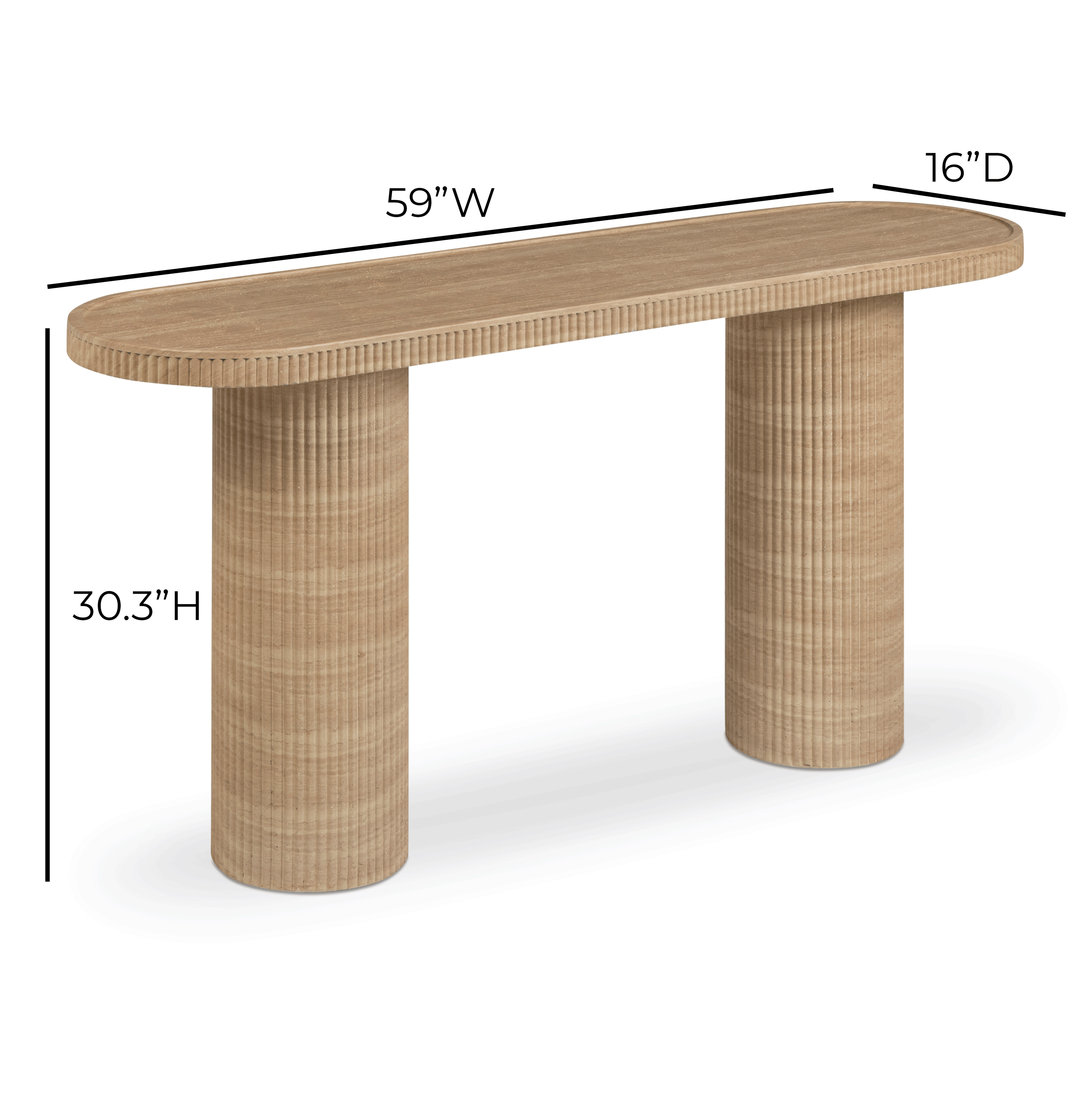 59 Concrete Indoor/Outdoor Console Table