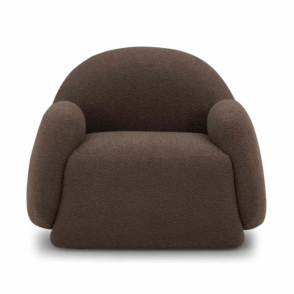 Contract-Grade Boucle Accent Chair