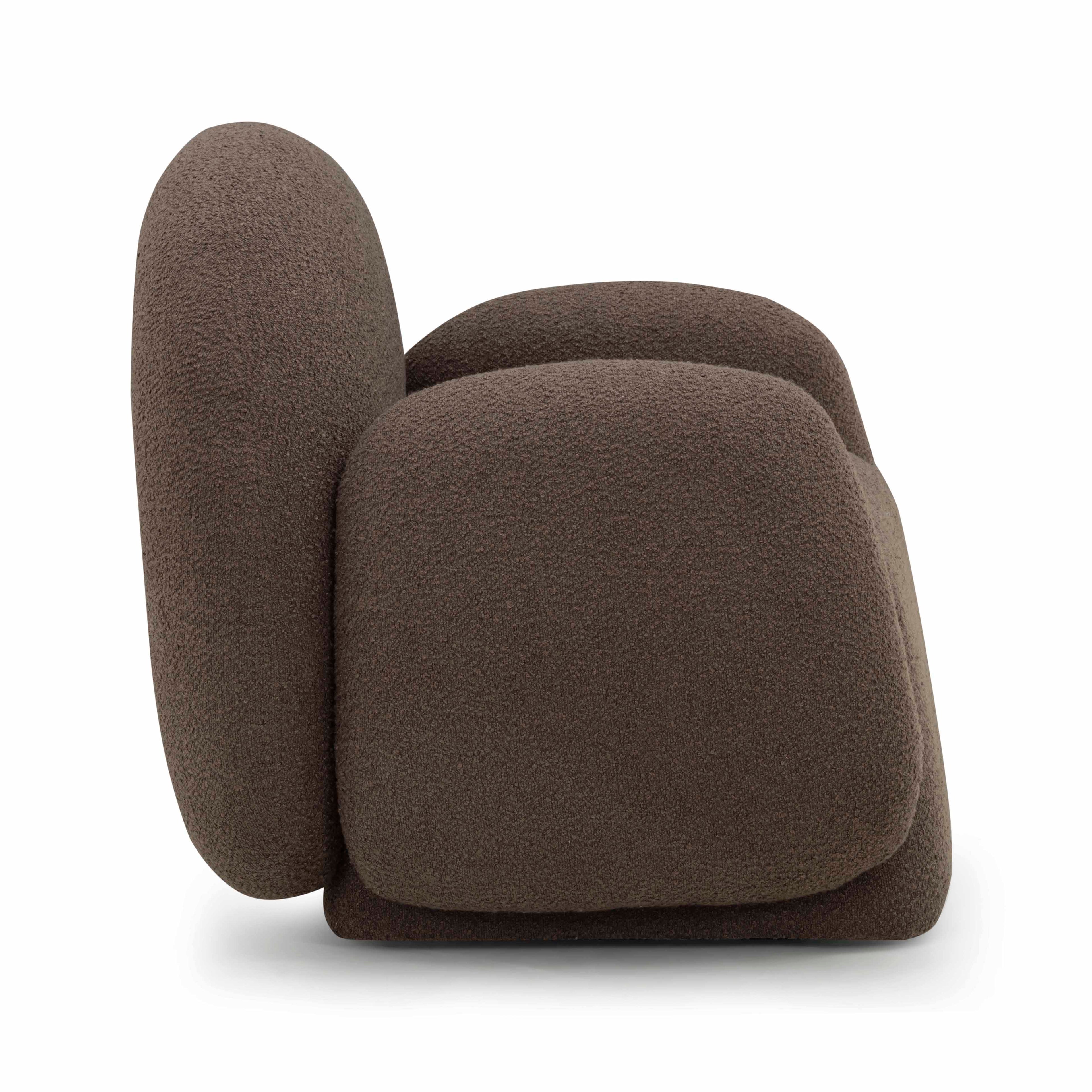 Contract-Grade Boucle Accent Chair