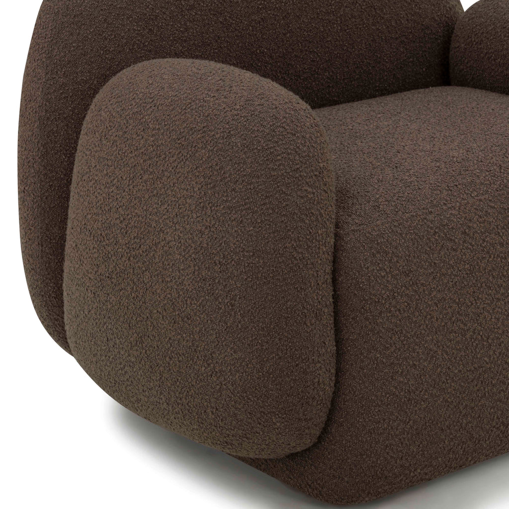 Contract-Grade Boucle Accent Chair