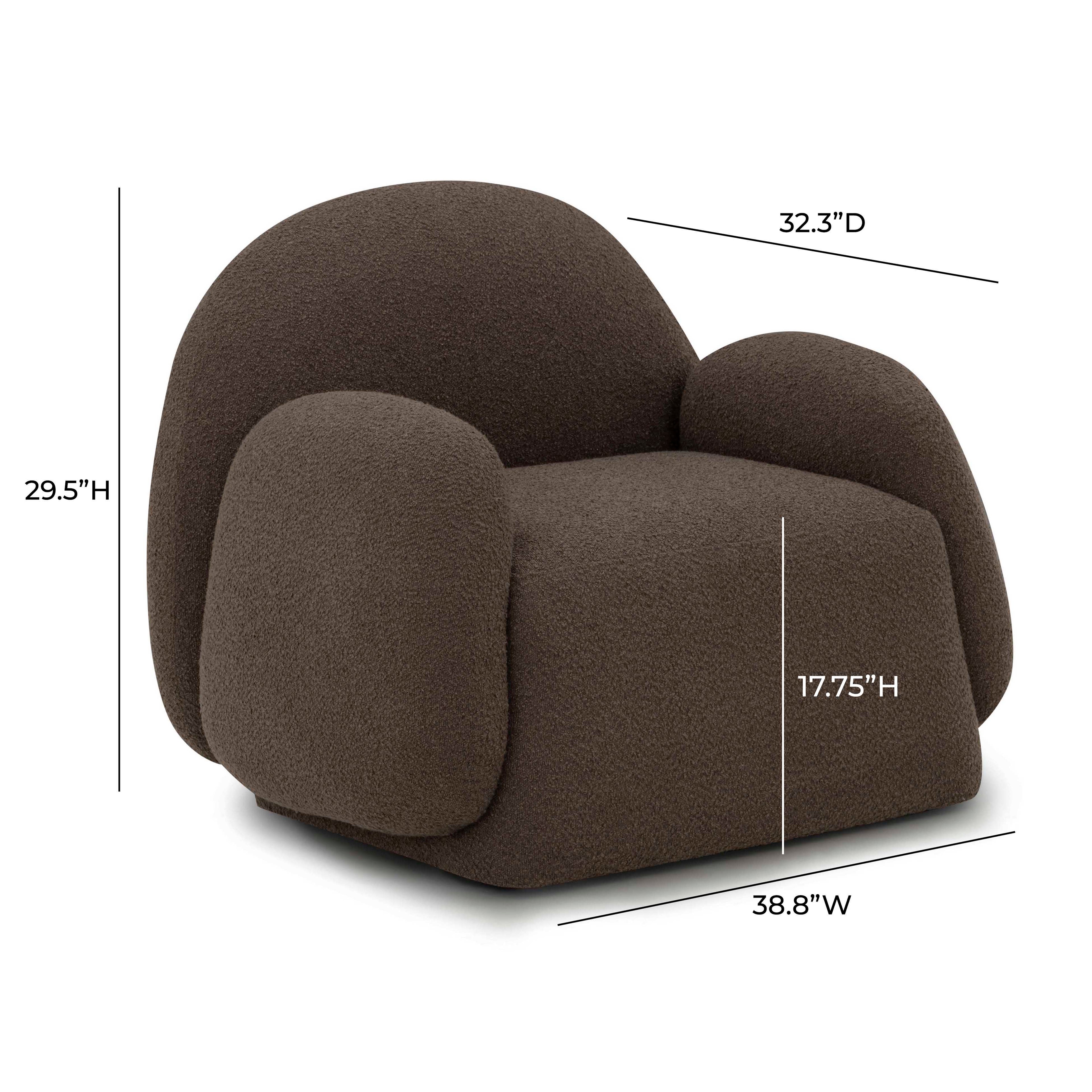 Contract-Grade Boucle Accent Chair