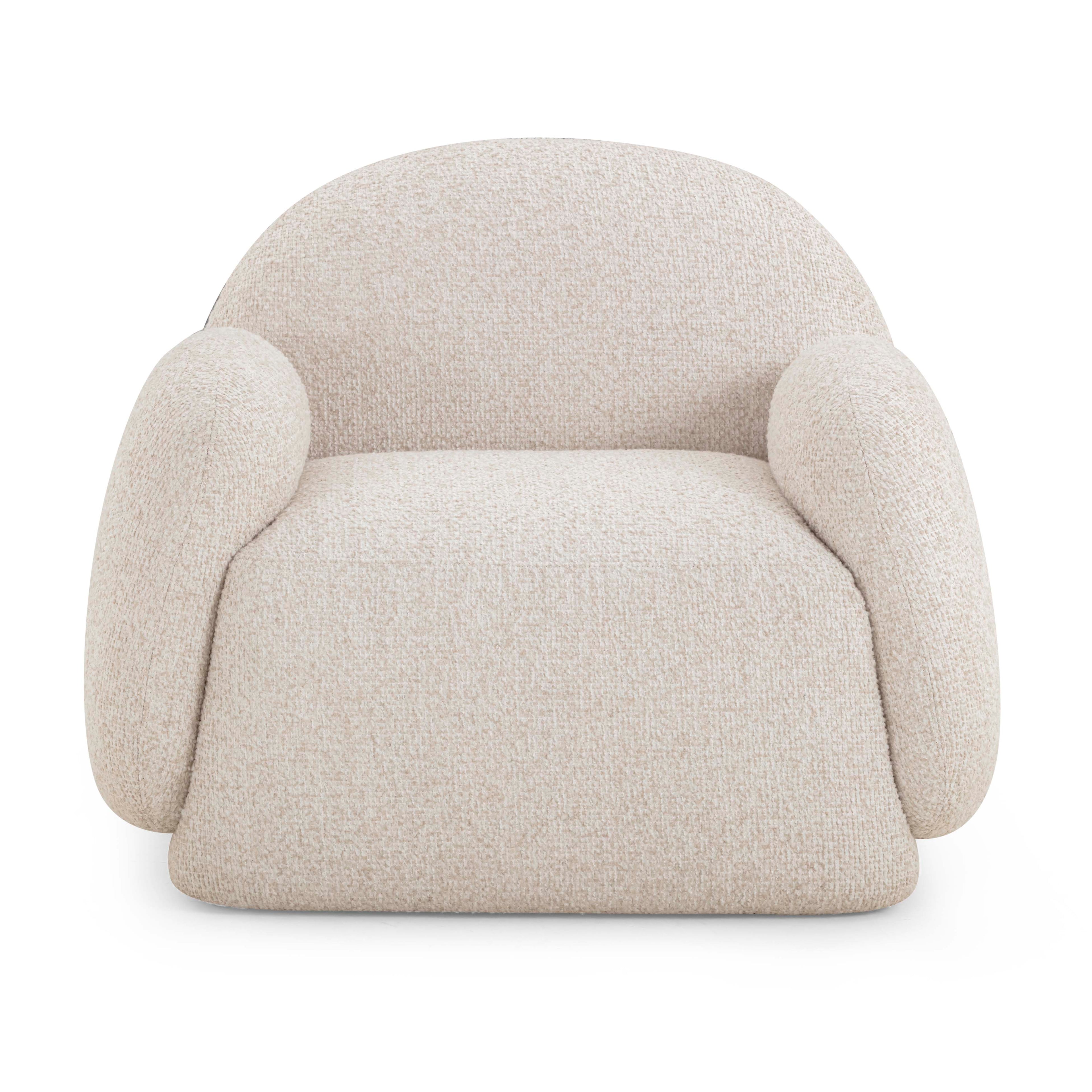 Contract-Grade Boucle Accent Chair