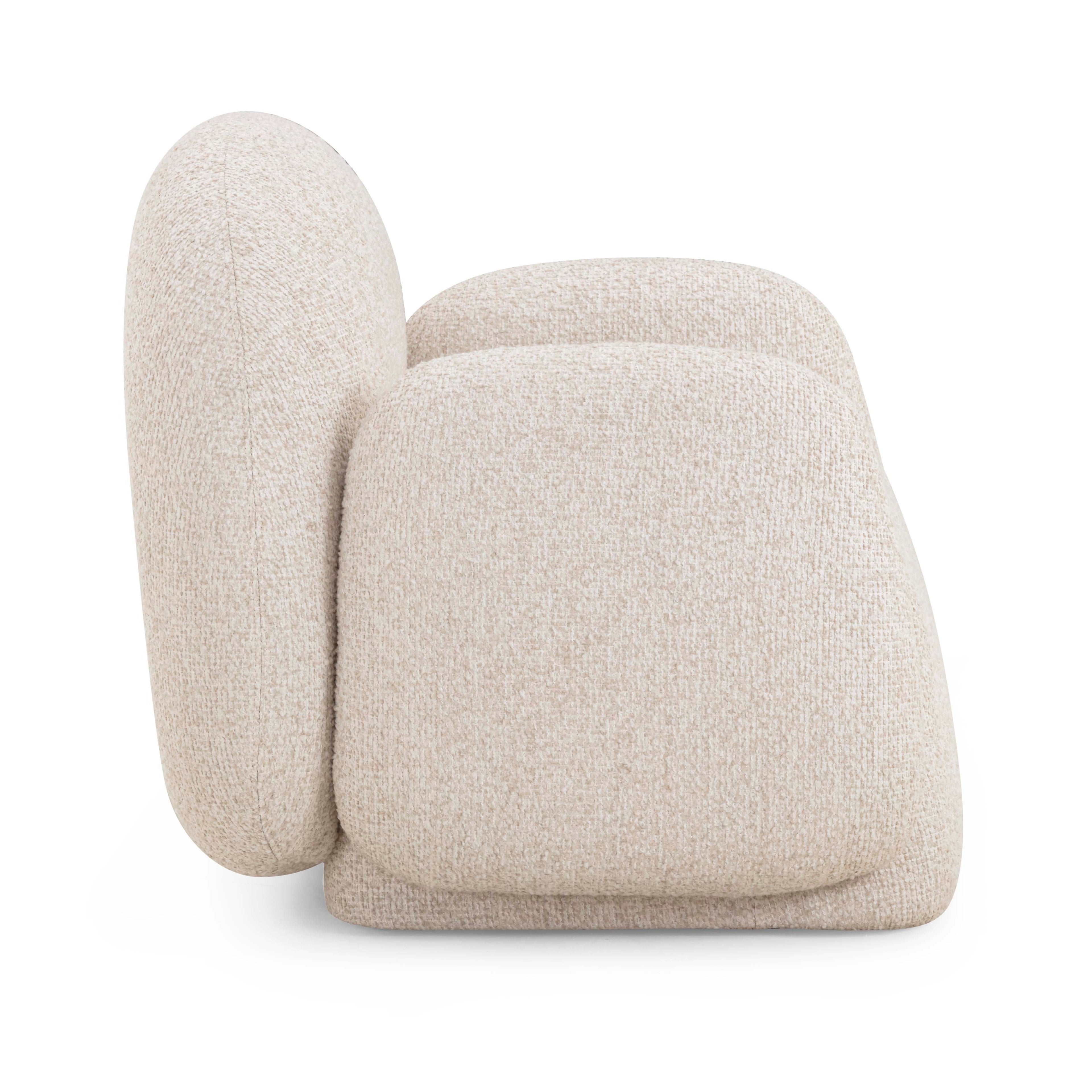 Contract-Grade Boucle Accent Chair