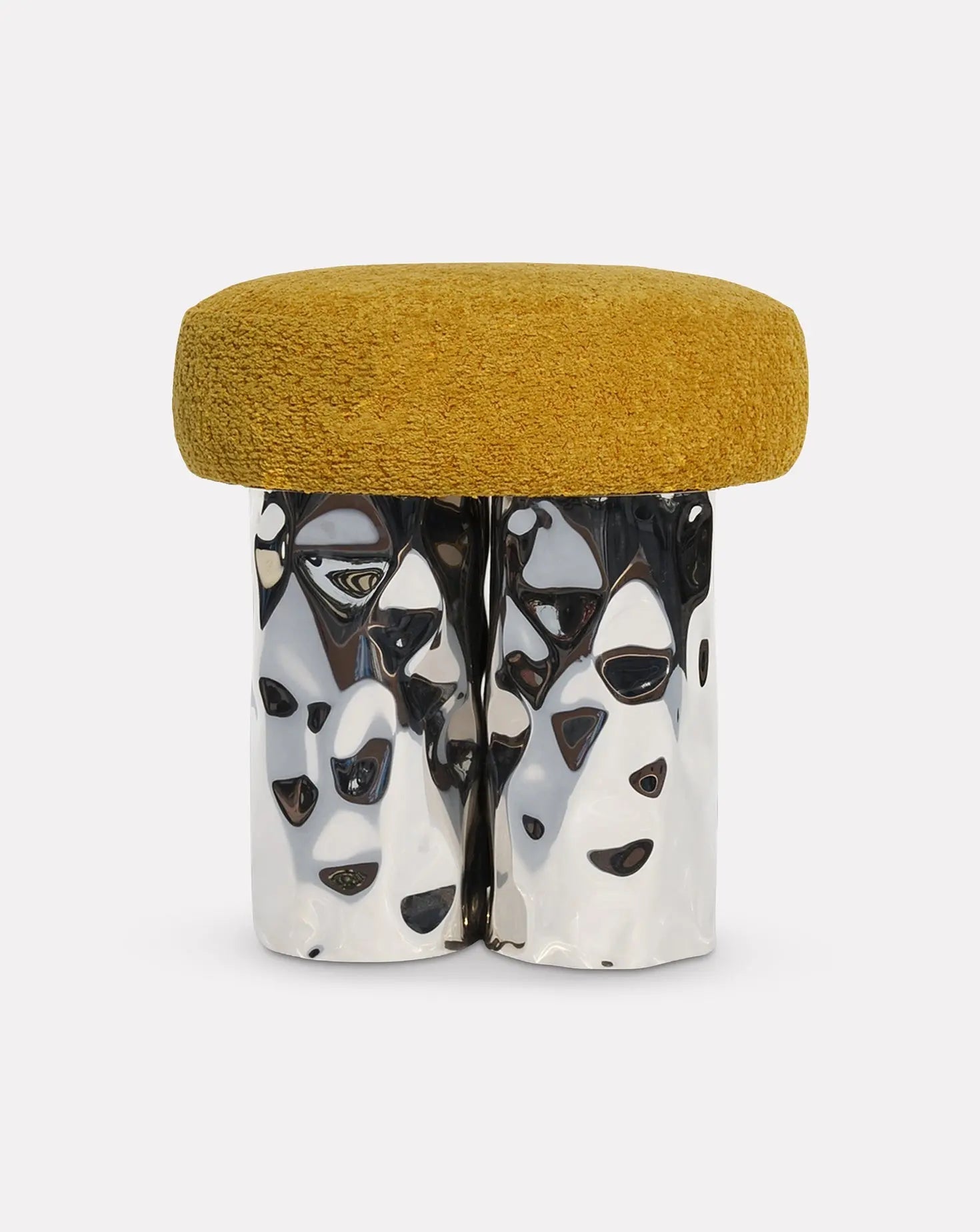 4 Yellow Pouf