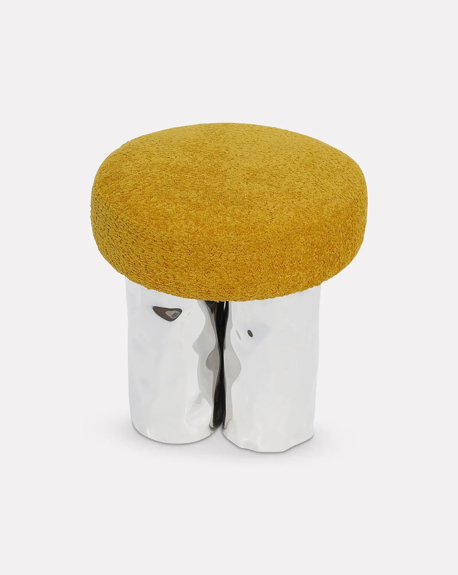 4 Yellow Pouf