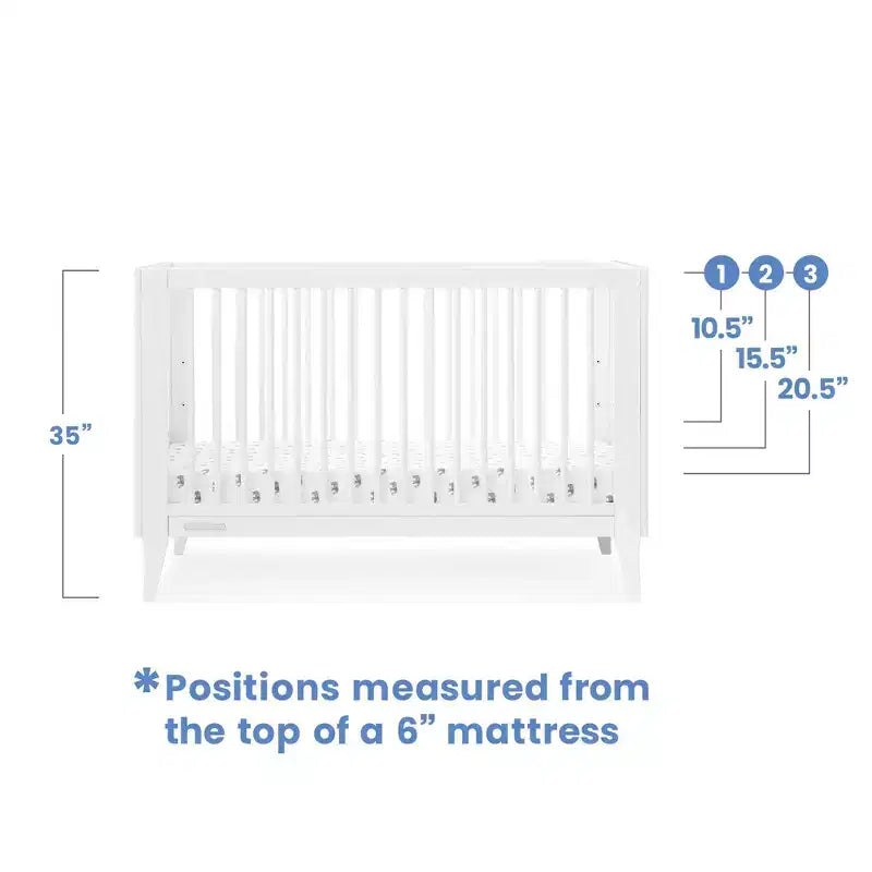 Lit de bébé convertible 4-en-1 Delta Children Ollie avec conversion en lit de jour
