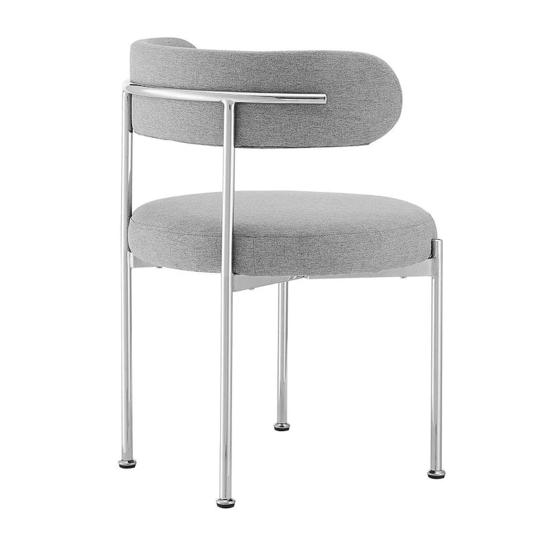 Chaises de salle à manger en tissu Albie – Lot de 2