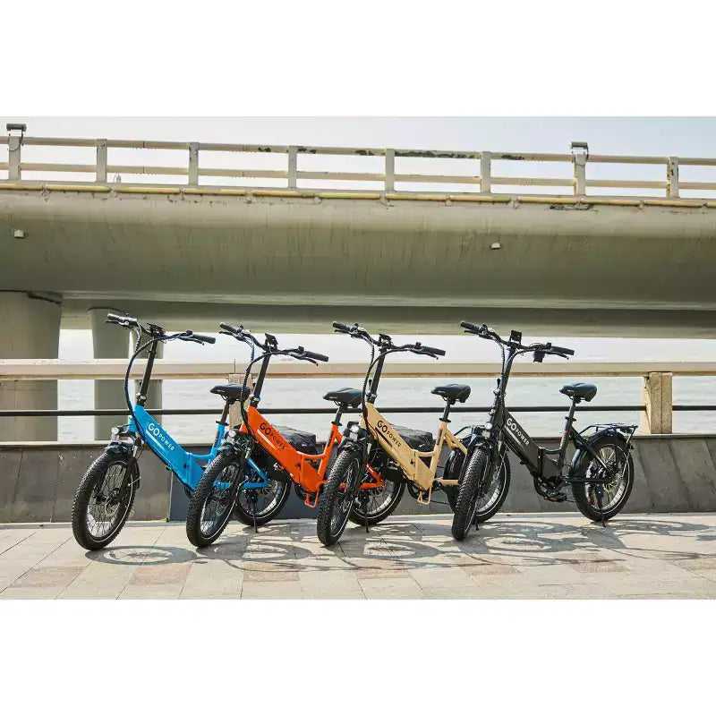 Vélo Électrique Pliant GoPowerBike GoPlus | Pneus Larges 20" | Moteur 500W, Vitesse Maximale 32 km/h | Autonomie 72+ km, 5 Niveaux d'Assistance au Pédalage | Boîte Ouverte