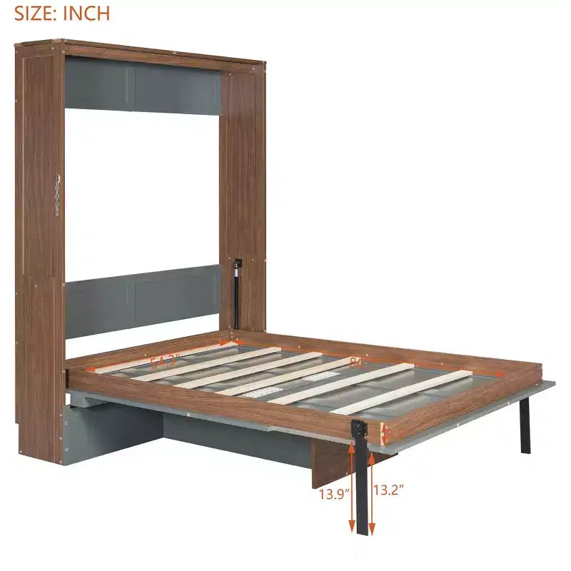 Lit escamotable GDF Studio Lawrence double avec bureau pliable