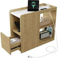 Table de chevet, table de chevet multifonctionnelle, adaptée à la maison