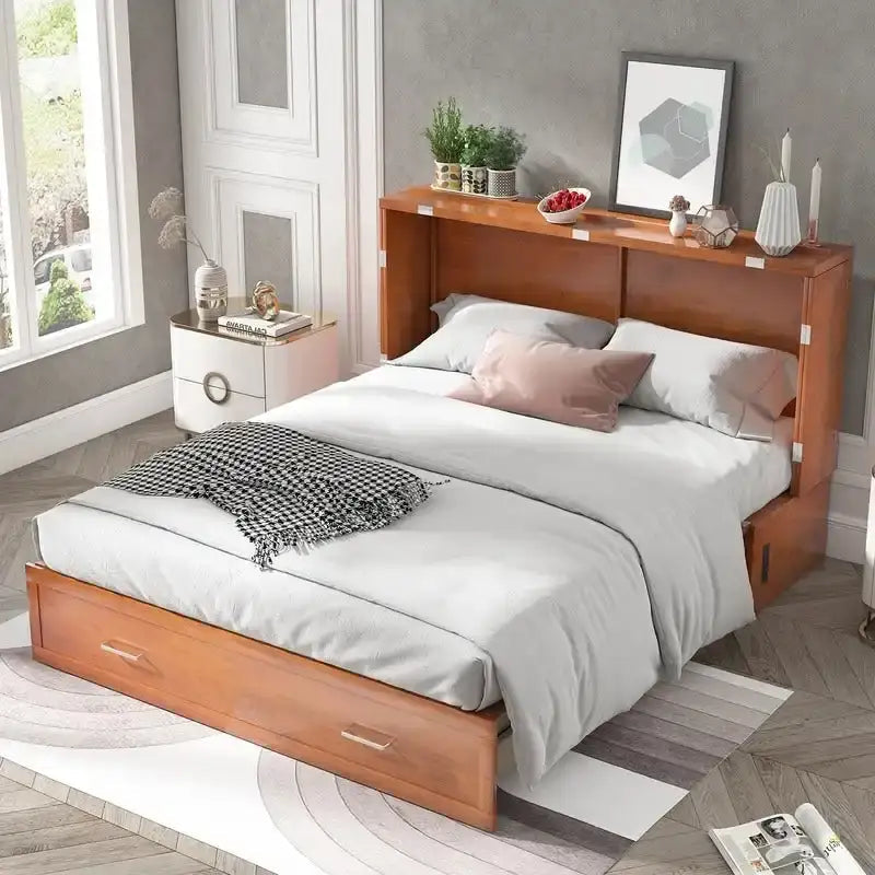 Lit escamotable Mixoy Murphy avec matelas et tiroir