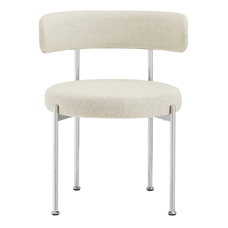 Chaises de salle à manger en tissu Albie – Lot de 2