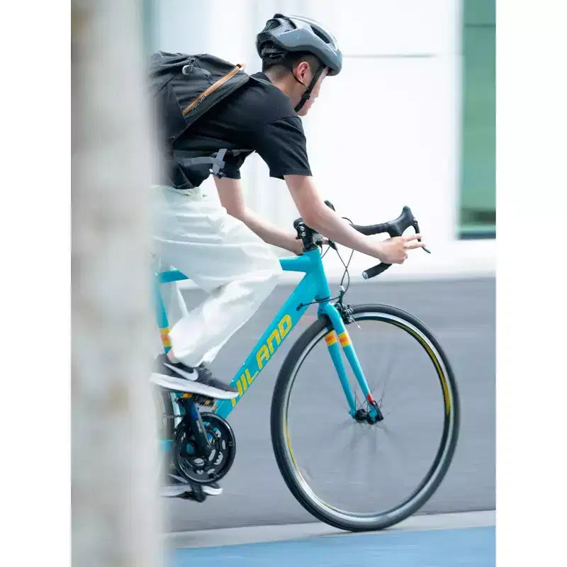 HILAND Vélo de Route 700C, Vélo de Course 14 Vitesses, Vélo de Ville pour Hommes et Femmes