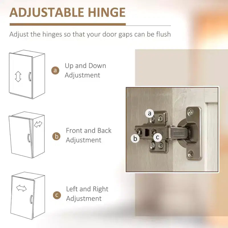 Garde-manger de cuisine 2 portes de 160 cm, meuble de rangement autoportant avec 5 étagères et 2 étagères réglables pour salle à manger