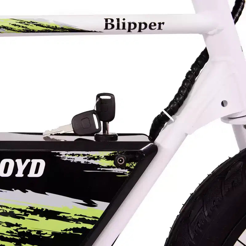 Mini vélo électrique Droyd Kids Blipper 16 à cadre ouvert