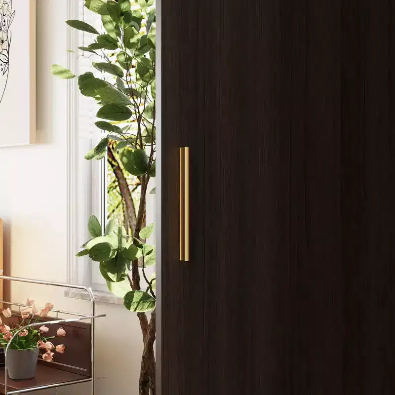 Hitow Armoire Minimaliste, Armoire d'Angle, Modèles à Double Porte et Tiroirs