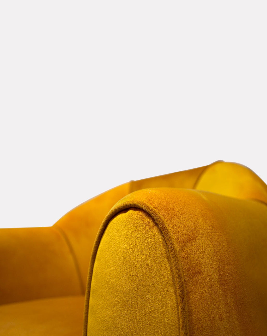 Striped Velvet Satin Sculptural Dining Chair