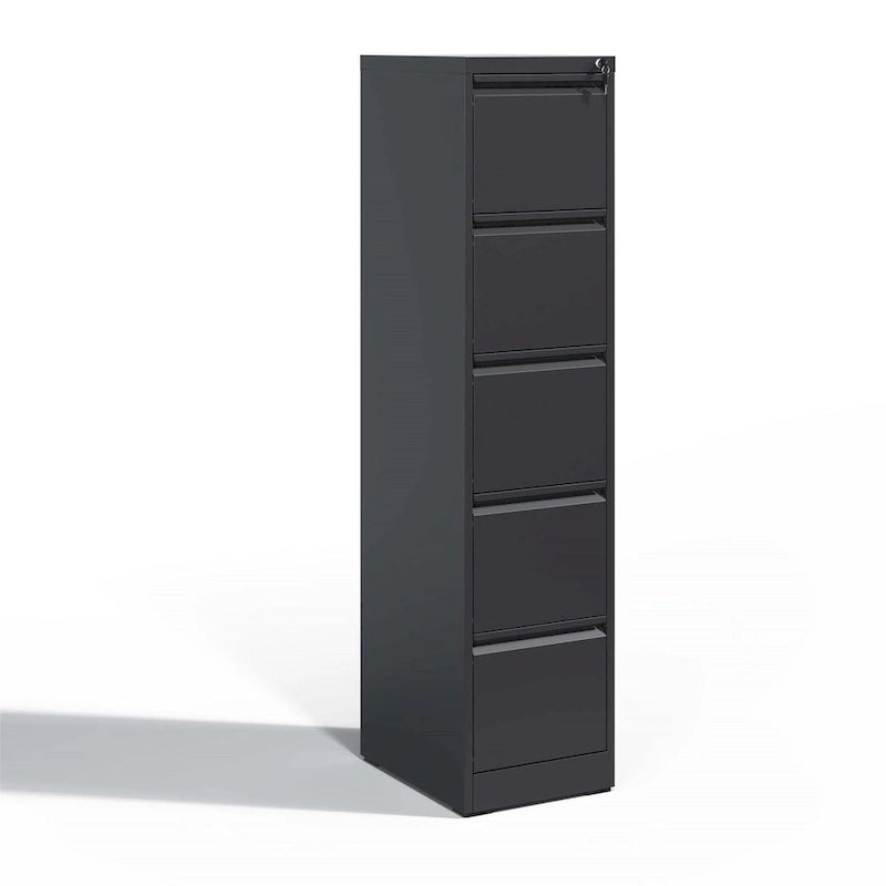 Classeur métallique vertical à 5 tiroirs avec serrure