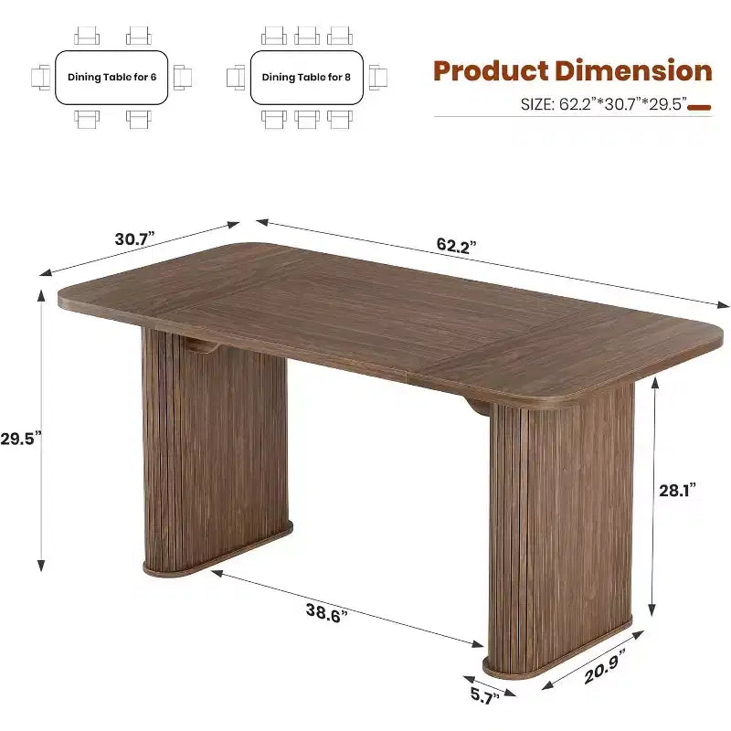 Table de salle à manger pour cuisine