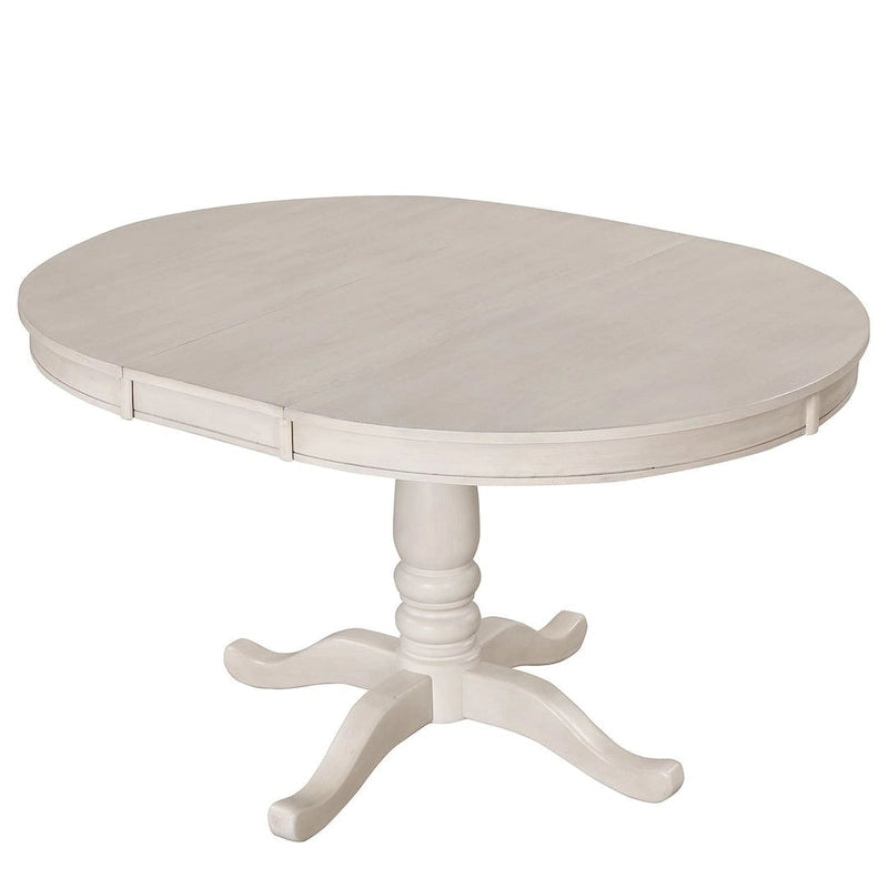 Table à manger ronde extensible 4 places de 42 à 54 po pour ferme