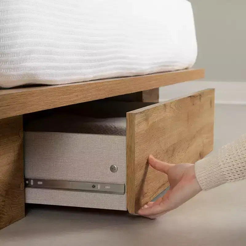 Lit plateforme double/grand Nordik Chêne de South Shore