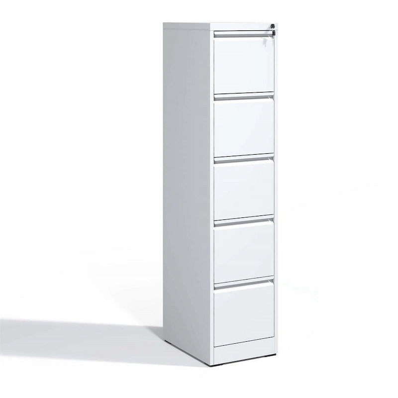 Classeur métallique vertical à 5 tiroirs avec serrure