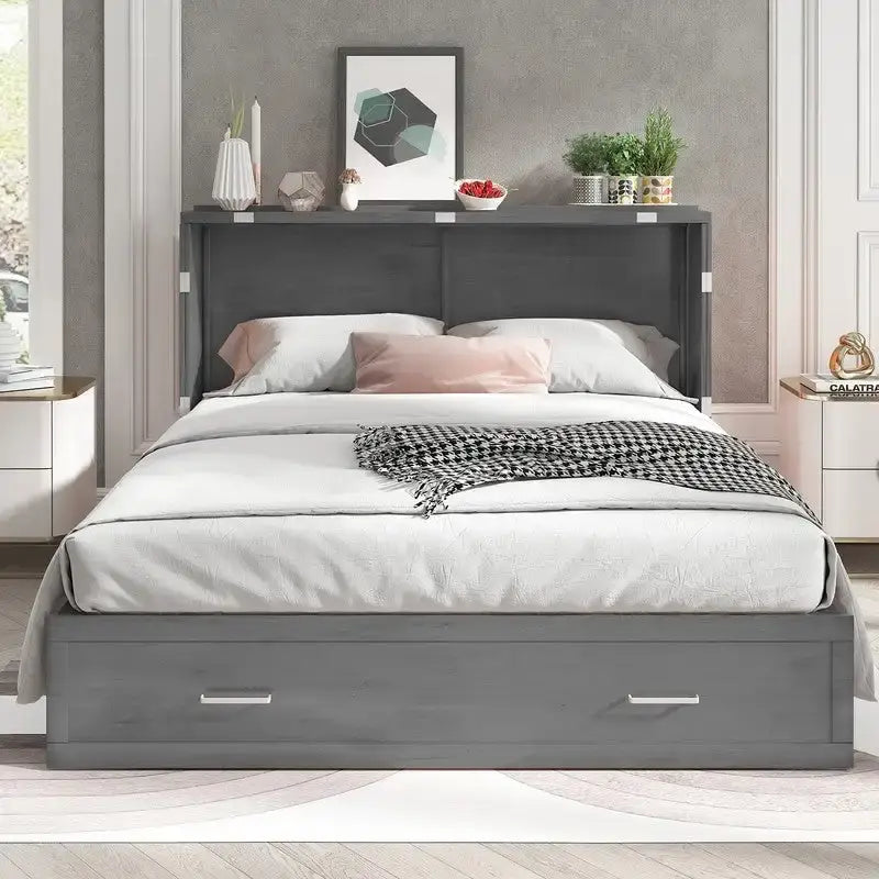 Lit escamotable Mixoy Murphy avec matelas et tiroir