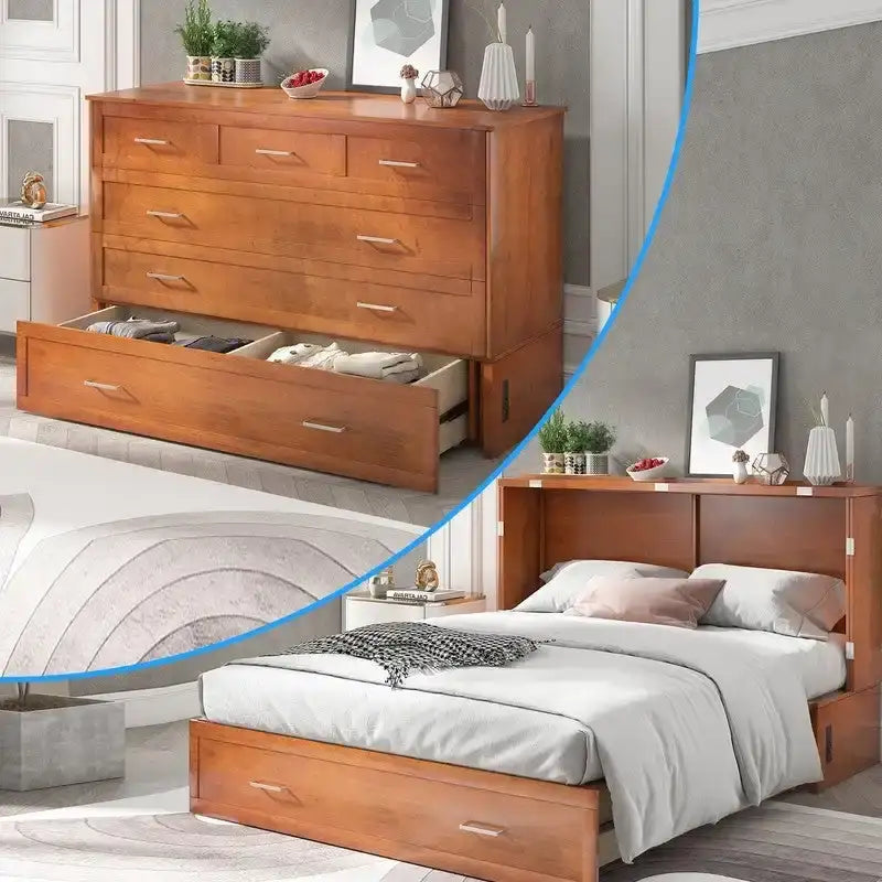Lit escamotable Mixoy Murphy avec matelas et tiroir