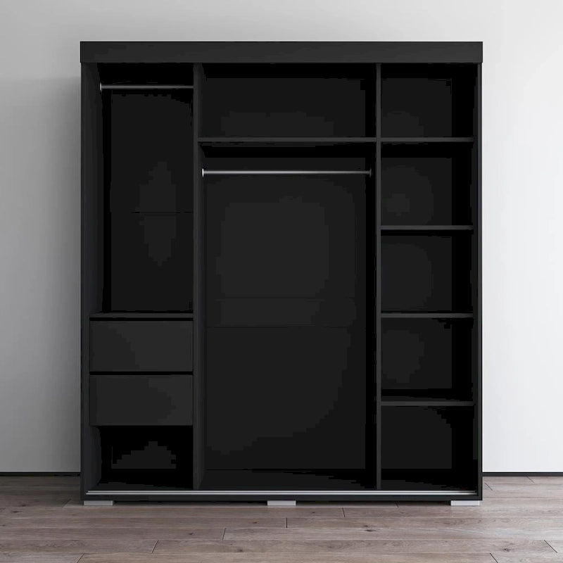 Armoire Aria Modern 3 portes avec miroir