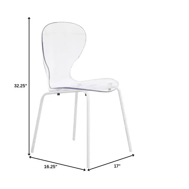 LeisureMod Bristol Ensemble de Salle à Manger 5 Pièces Table à Manger Ronde, 4 Chaises de Salle à Manger en Plastique Pieds Blancs