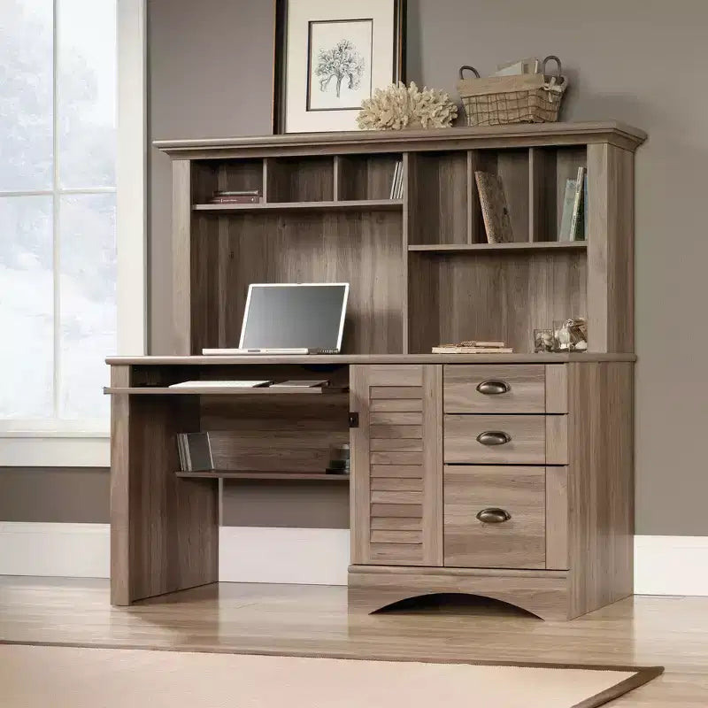 Bureau informatique Harbor View avec élément supérieur - Sauder
