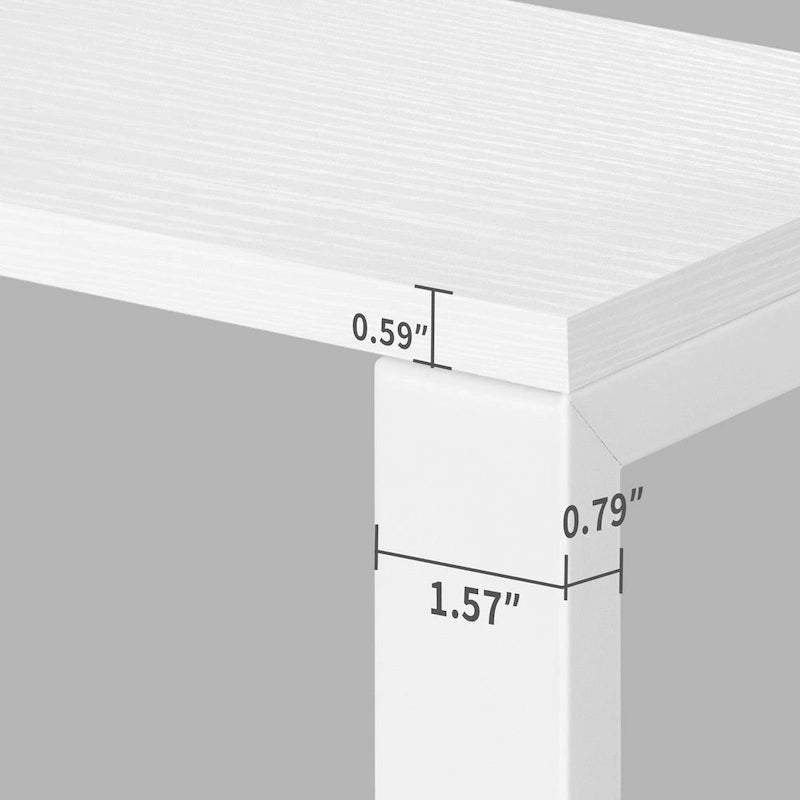 Bureau d'angle en L de 65 po avec DEL RVB, support pour moniteur et armoire de rangement – 1 personne | Blanc / Chêne / Gris anthracite / Noir