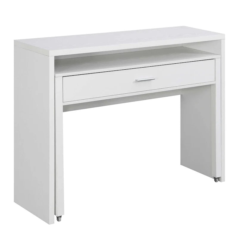 Meuble Console/Bureau Coulissant avec Tiroir et Rehausseur Newport JB de Convenience Concepts